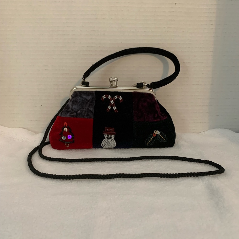 Christmas Velvet Purse